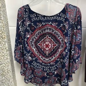 Multi colored blouse